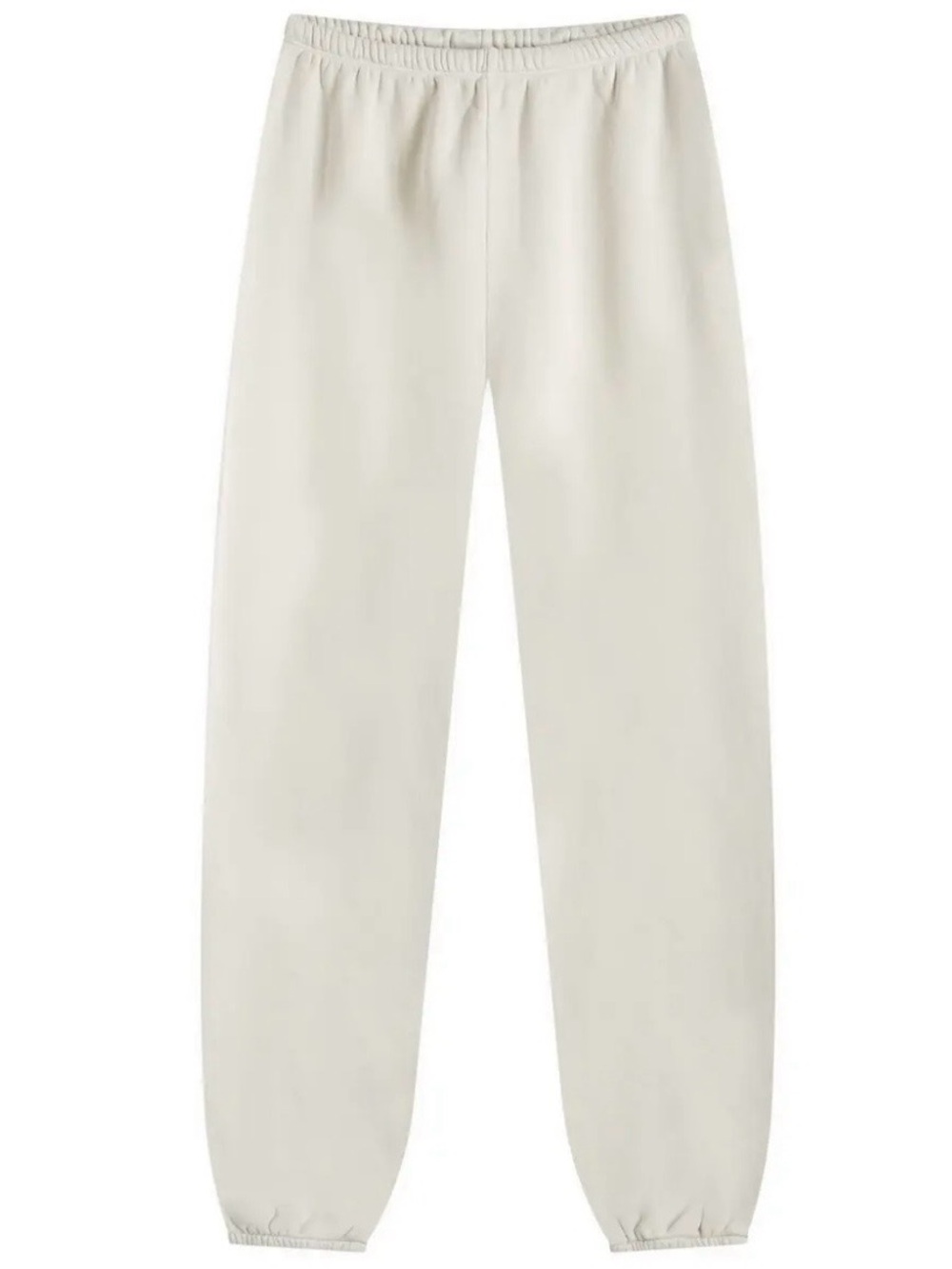 Joah Brown Off-White Elastic Waist Joggers